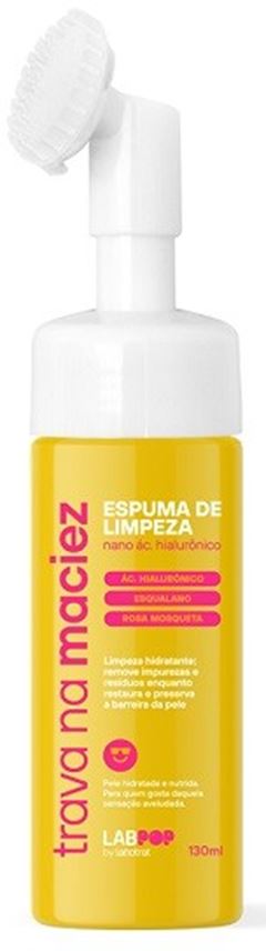 Espuma de Limpeza Facial LabPop Trava na Maciez 130ml