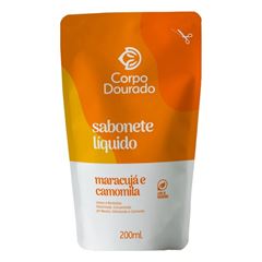 Sabonete Líquido Corporal Dourado Maracujá e Camomila 200ml PCH