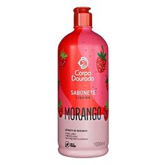Sabonete Liquido Corporal Morango Corpo Dourado 1L