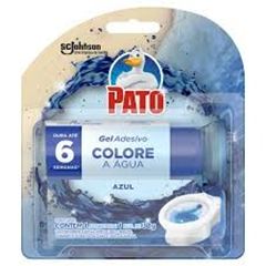 Detergente Sanitário Pato Pastilha Adesiva Azul Aplicador com 6  UN
