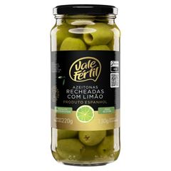 Azeitona Verde Vale Fértil com Limão 130 Gramas
