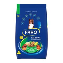 Ração Faro Cão Adulto Mini Grãos Carne, Frango e Vegetais 2,7 Quilogramas