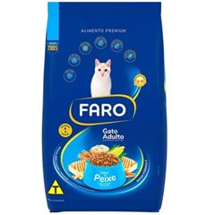 Ração Faro Gato Adulto Peixe 900 Gramas
