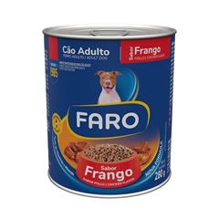 Ração Faro Cão Adulto Todos Tamanhos Frango Lata 280 Gramas