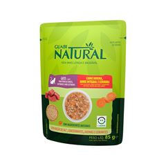 Ração Guabi Natural Gato Sache Carne e Cenoura 85g
