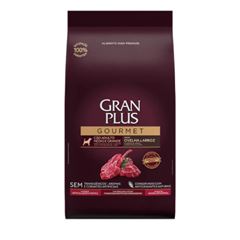 Ração Gran Plus Gourmet Cão Adulto Mini Grãos Ovelha e Arroz 15 Quilogramas