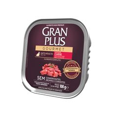 Ração Gran Plus Gourmet Gato Adulto Carne 100 Gramas