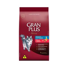 Ração Gran Plus Menu Gato Castrado Carne e Arroz 10,1 Quilogramas