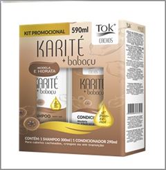 Shampoo mais Condicionador Tok Karité e Babaçu 590 ML