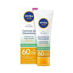 Protetor Solar Nivea Facial Oleosa Claro FPS60