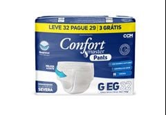 Roupa Íntima Confort Master Pants Econômica G/XG 32 Unidades