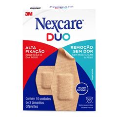 Curativo Nexcare Duo Tamanhos Diferentes com 10  UN