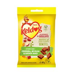 Ração Keldog Bifinho Cenoura, Ervilha e Batata Doce 60 Gramas
