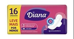 Absorvente Diana Suave Com Abas 16 Unidades