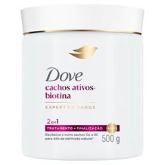Máscara 2 Em 1 Dove Cachos Ativo + Biotina 500g