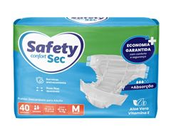 Fralda Descartável Geriátrica Safety Mega Tamanho M  40  UN