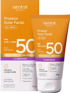 Protetor Solar Facial Labotrat Dermo Gel Incolor FPS 50 50g