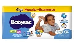 Fralda Babysec Ultra Giga Tamanho XXG 68  UN
