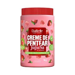 Creme para Pentear Dabelle Jujuba Morango 1 Quilograma