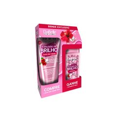 Kit Explosão de Brilho Óleo em Creme 190 ML mais Shampoo 100 ML