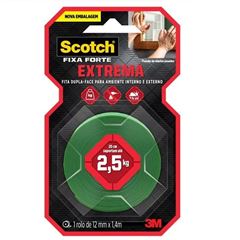 Fixa Forte Scotch Extreme 12 Milímetros X 1,4 Metros