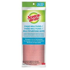Pano Scotch Brite Multiuso Rolo com 25 Unidades