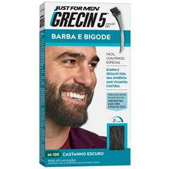 Tonalizante Grecin 5 Barba E Bigode Castanho Escuro 120ml