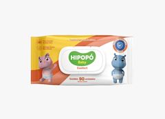 Toalha Umedecida Hipopo Confort 90 Unidades
