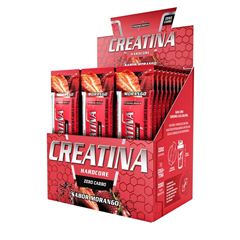 Creatina Hardcore Integralmédica Morango 30 x 3,5g