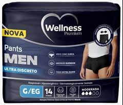 Roupa Íntima Wellness Men Pants Premium G/XG 14 Unidades