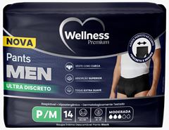 Roupa Íntima Wellness Men Pants Premium P/M 14 Unidades