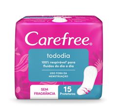 Absorvente Protetor Diário Carefree Todo Dia Sem Perfume