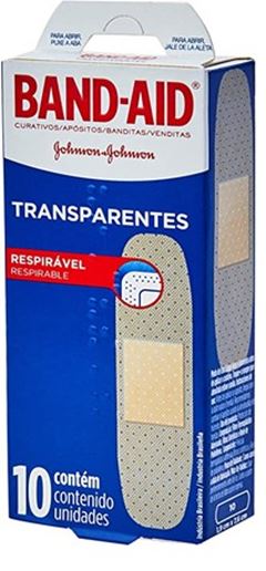 Curativo Johnson & Johnson Band-Aid Transparente