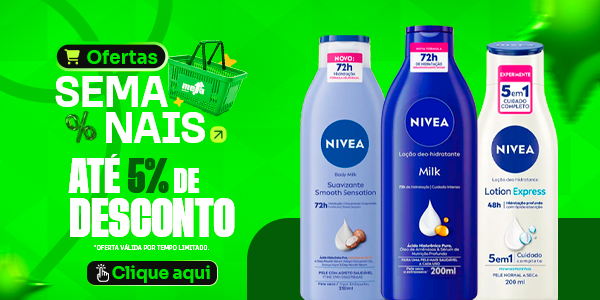 ofertas semana 4 agosto 2026 Loção Hidratante Nivea 